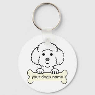 Chaveiro Bichon personalizado Frise