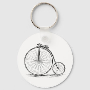 Chaveiro Bicicleta da Alto-Roda do vintage do Farthing da