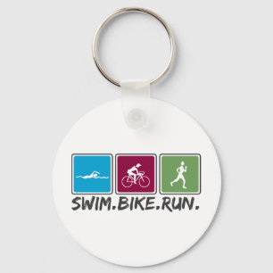 Chaveiro bicicleta da natação funcionada (triathlon)