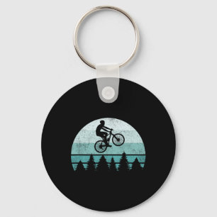 Chaveiro Bicicleta de Montanha Vintage Retro Ciclismo Pôr d