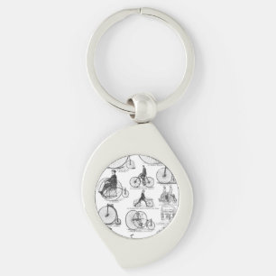 Chaveiro Bicicleta de Roda Alta Penny Farthing