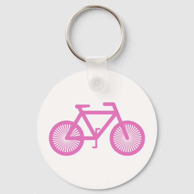 Chaveiro Bicicleta Rosa (Frente)