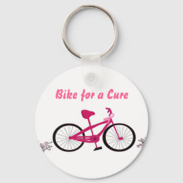 Chaveiro Bicicleta Rosa Conscientização