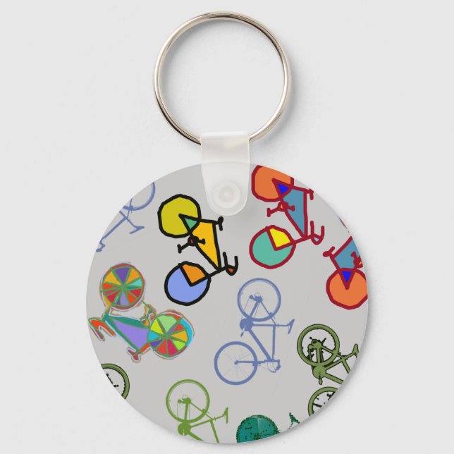 Chaveiro bicicletas múltiplas (Frente)