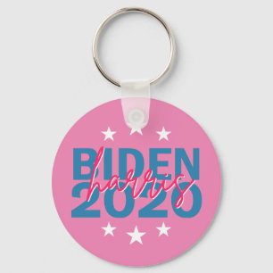 Chaveiro Biden Harris 2020 Election Girly Pink Campaign