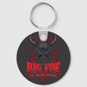 Chaveiro BIG FOE MEMONMODA – Rosto de Diabo Ousado T-Shirt