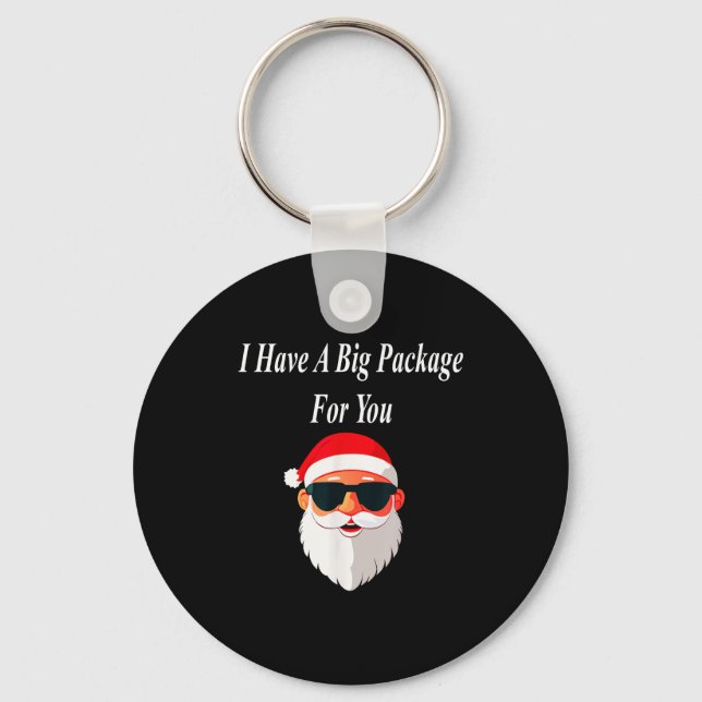Chaveiro Big Package Christmas Funny Naughty Dirty Raunchy  (Frente)