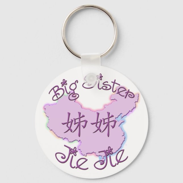 Chaveiro Big Sister Jie Jie (Chinês) (Frente)