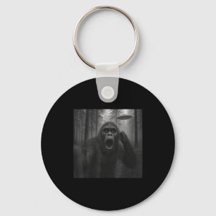 Chaveiro Bigfoot Alien Ufo Selfie Engraçado Sasquatch Meme 