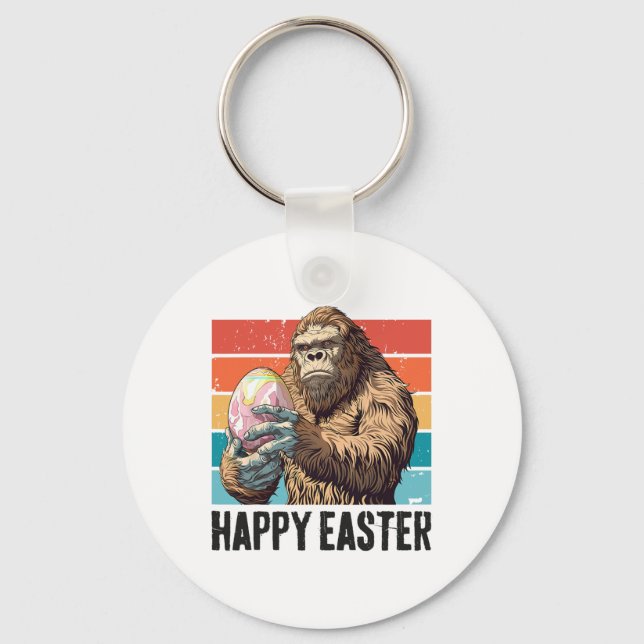 Chaveiro Bigfoot Easter Felz pascoa Day (Frente)