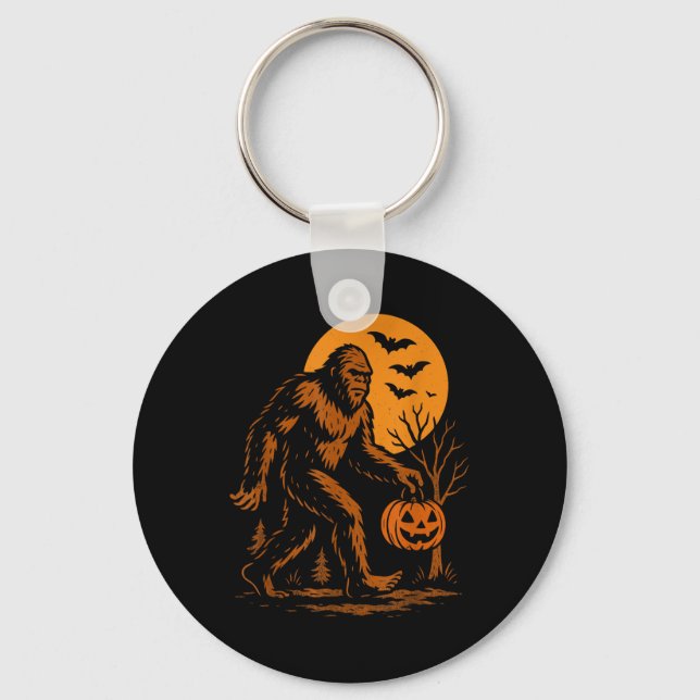 Chaveiro Bigfoot Halloween Sasquatch  (Frente)