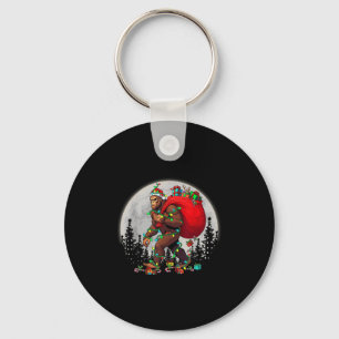 Chaveiro Bigfoot Papai noel Árvore de Natal Luz Engraçada X