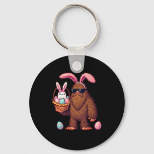 Chaveiro Bigfoot Sasquatch Bunny Easter Ovos Retro Men