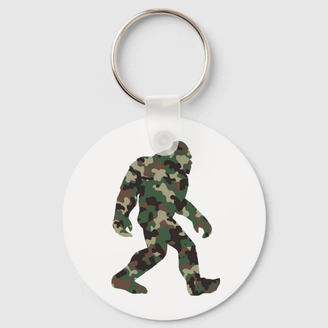 Chaveiro Bigfoot Sasquatch Camo (Frente)