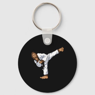 Chaveiro Bigfoot Sasquatch Karatê Taekwondo Kickboxing Kara