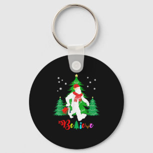 Chaveiro Bigfoot Yeti Sasquatch Natal Acredite no Natal