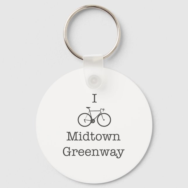 Chaveiro Bike Midtown Greenway (Frente)