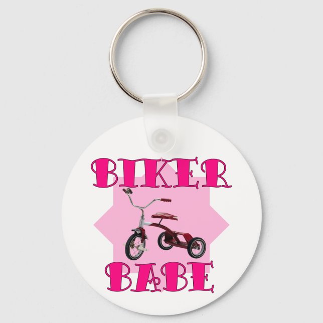 Chaveiro Biker Babe/rosa (Frente)