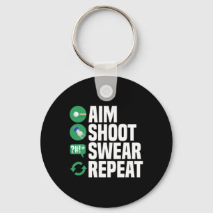 Chaveiro Billiards Piscina Aim Shoot Jura Engraçado