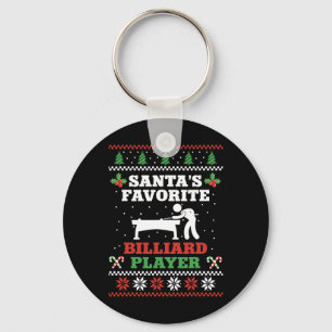 Chaveiro Billiards Piscina Player Ball Natal Feio Christma
