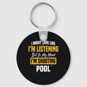 Chaveiro Billiards Player Piscina Mesa Snooker Pirâmide Bil