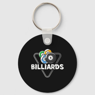 Chaveiro Billiards Rack Billiard Player Snooker 8 Ball Cue