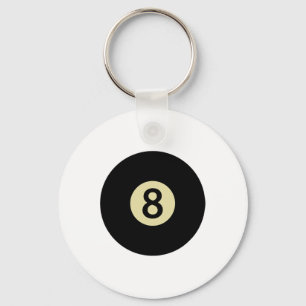 Chaveiro Billiards Snooker Piscina Ll Número 8 Billiard Pla