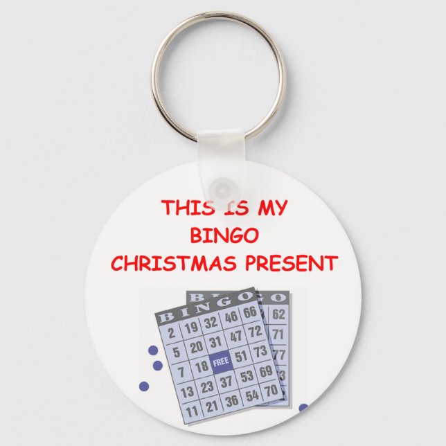 Chaveiro BINGO cristmas (Frente)