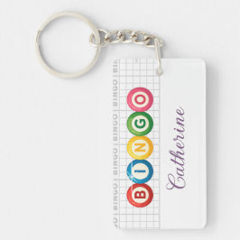Chaveiro Bingo Personalized Keychain
