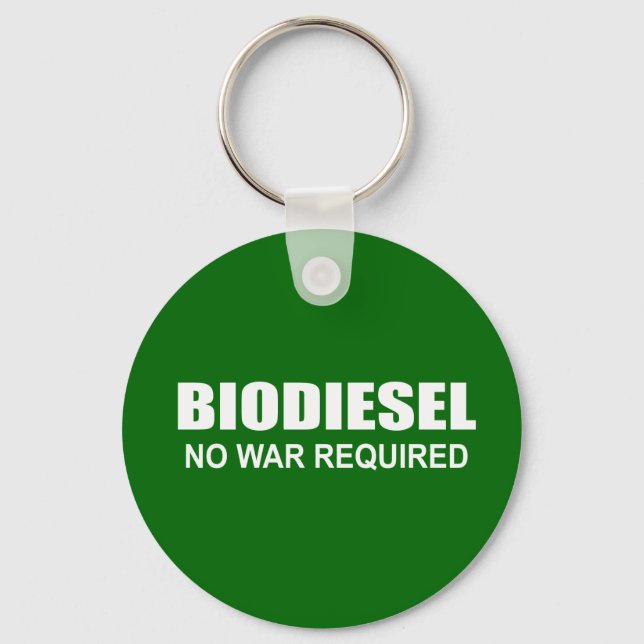 Chaveiro Biodiesel: Sem guerra necessário (Frente)