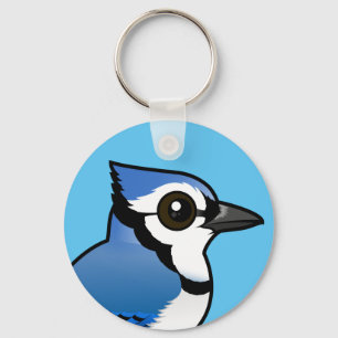 Chaveiro Birdorable Jay azul