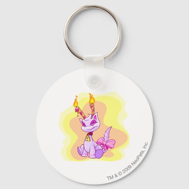 Chaveiro Birthday Aisha (Frente)