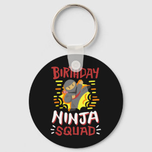 Chaveiro Birthday Ninja Squad Karate Girls Garotas Crianças