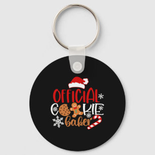 Chaveiro Biscoito oficial flocos de neve papais noeis natal