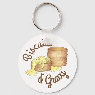 Chaveiro Biscoitos e Comida de café da manhã sulista de sal