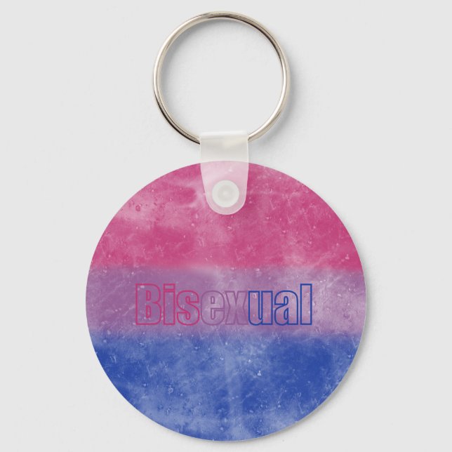 Chaveiro Bisexual pride flag key ring (Frente)
