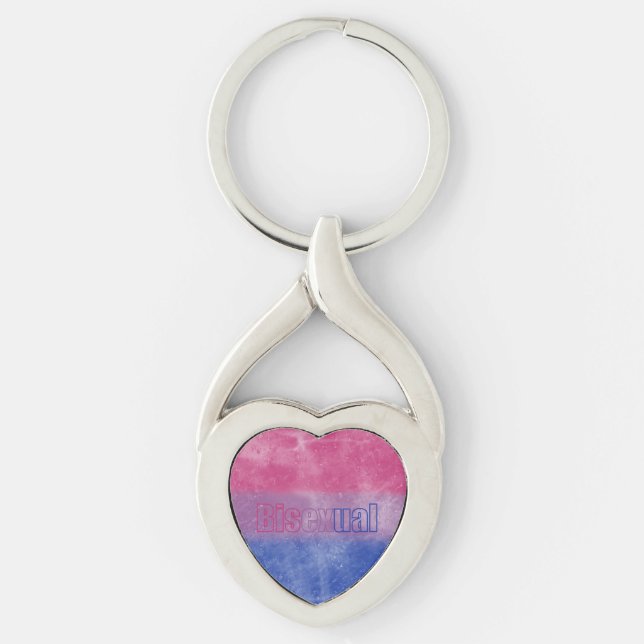 Chaveiro Bisexual pride flag key ring (Frente)