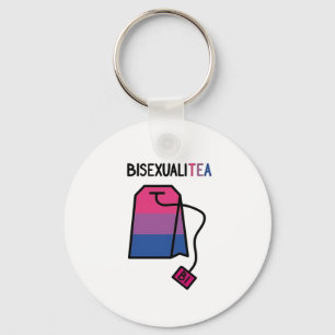 Chaveiro BisexualiTEA Bandeira do Orgulho Bi Tea Bissexual