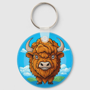 Chaveiro Bison de Cartoon