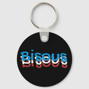 Chaveiro Bisous (beijos)