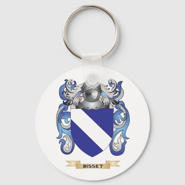Chaveiro Bisset Casaco de Braços (Crest Familiar) (Frente)