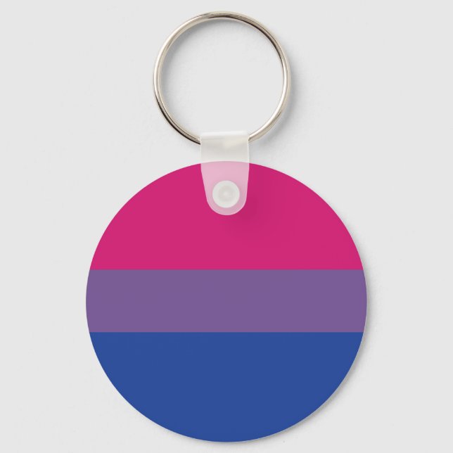 Chaveiro Bissexual | Design de Sinalizador de Orgulho | Str (Frente)