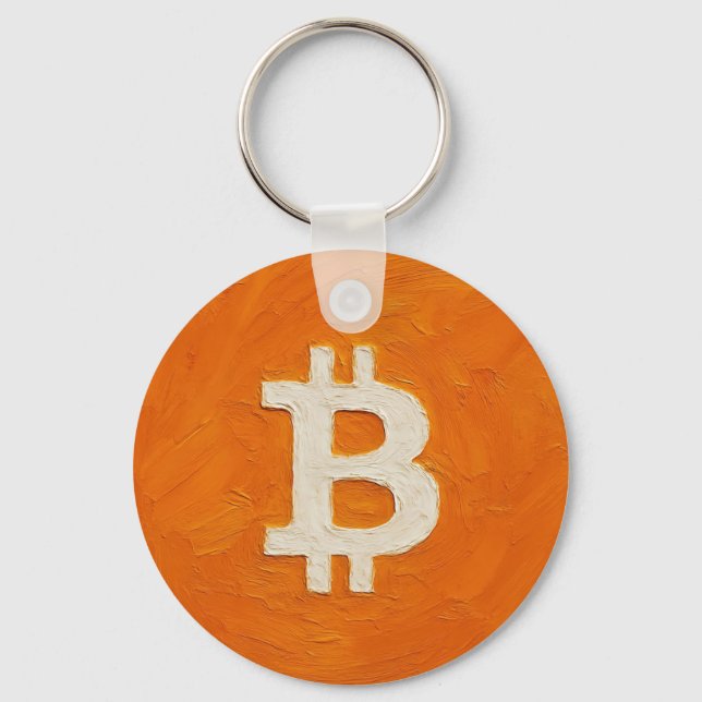 Chaveiro Bitcoin Standard (Oil, Style: 1) (Frente)