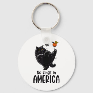 Chaveiro Black Cat No Kings In America Nós, As Pessoas Poli
