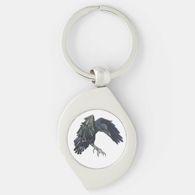Chaveiro Black Crow Master of Time Illustration (Frente)