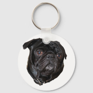 Chaveiro Black Funny Pug