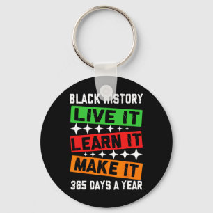 Chaveiro Black History Month 2025 Live It Learning It Make