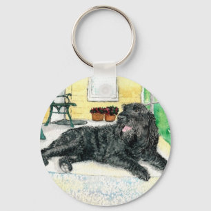 Chaveiro Black Labradoodle