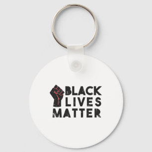 Chaveiro Black Lives Problema Protesto Poder Político Fist