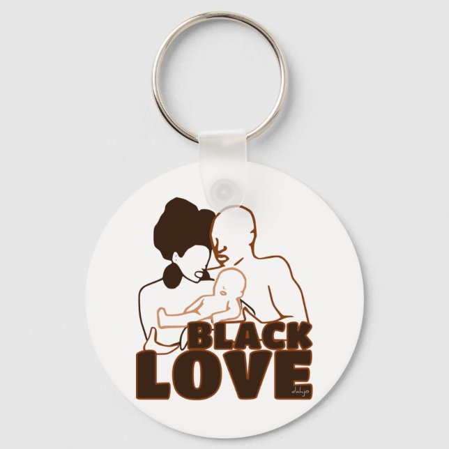 Chaveiro Black Love Brown Love (Frente)